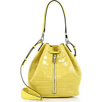 Elizabeth and James Cynnie Crocodile-Embossed Bucket Bag photo