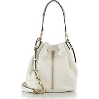 Elizabeth and James Cynnie Leather & Python-Embossed Bucket Bag photo