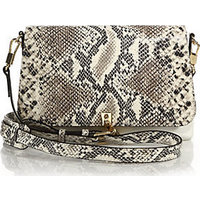 Elizabeth and James Cynnie Mini Python-Embossed Crossbody Bag photo