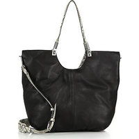 Elizabeth and James Cynnie Python-Effect-Trim Tote photo