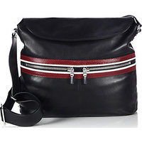 Elizabeth and James James Striped Crossbody Hobo Bag photo