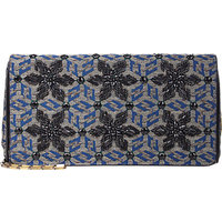 Dries Van Noten Embellished Woven Clutch photo