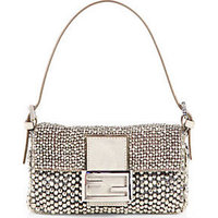 Fendi Beaded Mini Baguette Shoulder Bag photo