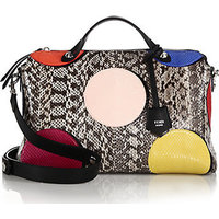 Fendi By The Way Large Dotted Snakeskin Satchel photo