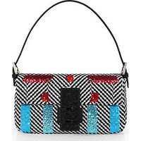 Fendi Chevron Beaded Baguette photo