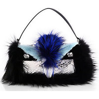 Fendi Fox & Mink Fur Bird Baguette photo