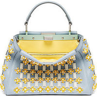 Fendi Peekaboo Mini Beaded Satchel photo