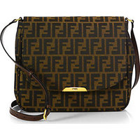 Fendi Zucca Canvas Shoulder Bag photo