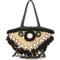 Figue Embellished Medium Tuk Tuk Bag photo