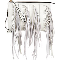 Marni Fringed Biker Clutch photo