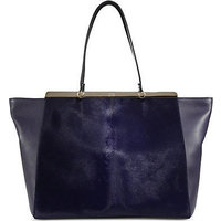 Furla Exclusively for Saks Fifth Avenue "Cortina L" Leather & Calf Hair Tote photo