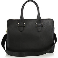 GiGi New York Parker Pebbled Leather Satchel photo