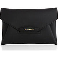 Givenchy Antigona Medium Faux-Leather Envelope Clutch photo