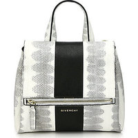 Givenchy Pandora Pure Small Striped Watersnake Shoulder Bag photo