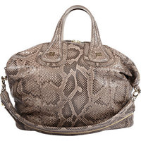 Givenchy Python Medium Nightingale Satchel photo