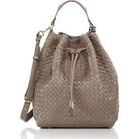 Golden Lane Woven Bucket Bag photo