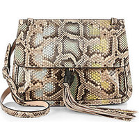 Gucci Bamboo Daily Python Flap Shoulder Bag photo