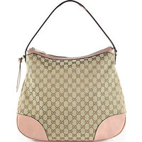 Gucci Bree Original GG Canvas Hobo Bag photo