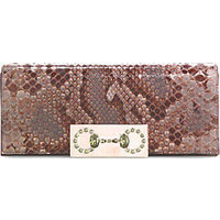 Gucci Broadway Python Evening Clutch with Crystal Horsebit photo