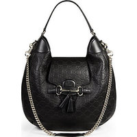 Gucci Emily Guccissima Leather Hobo Bag photo