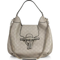 Gucci Emily Guccissima Leather Hobo Bag photo