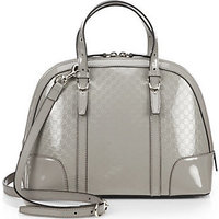 Gucci Gucci Nice Microguccissima Patent Leather Top Handle Bag photo