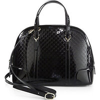 Gucci Gucci Nice Microguccissima Patent Leather Top Handle Bag photo