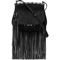 Gucci Gucci Nouveau Suede Fringe Shoulder Bag photo