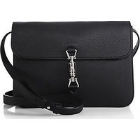 Gucci Jackie Soft Leather Flap Shoulder Bag photo