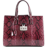 Gucci Lady Lock Python Tote photo