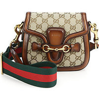 Gucci Lady Web Original GG Canvas Shoulder Bag photo