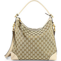 Gucci Miss GG Original GG Canvas Hobo Bag photo