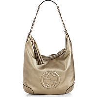 Gucci Soho Metallic Leather Chain Shoulder Bag photo