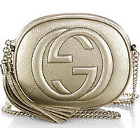 Gucci Soho Metallic Leather Mini Chain Bag photo