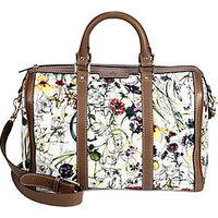 Gucci Vintage Web Flora Canvas Boston Bag photo