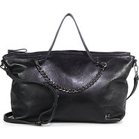 Halston Heritage East/West Chain-Accented Satchel photo