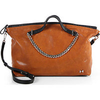 Halston Heritage East/West Leather Satchel photo