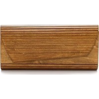 Inge Christopher Zena Wood Panel Clutch photo