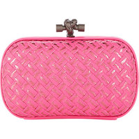 Bottega Veneta Intrecciato Placcato Clutch photo