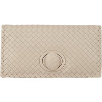 Bottega Veneta Intrecciato Turn Lock Clutch photo