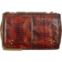 Jerome Dreyfuss Python Martin Large Shoulder Bag photo