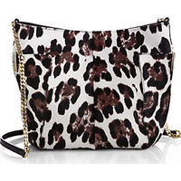 Jimmy Choo Anabel Leopard Calf Hair Crossbody Bag photo