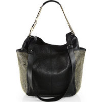 Jimmy Choo Anna Studded Pocket Shoulder Bag photo