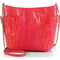 Jimmy Choo Annabel Shiny Snakeskin Crossbody Bag photo