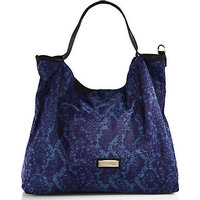 Jimmy Choo Cameleon Leather-Trimmed Printed Nylon Tote photo