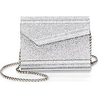 Jimmy Choo Candy Glitter Acrylic Convertible Clutch photo