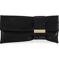 Jimmy Choo Chandra Shimmer Suede Clutch photo