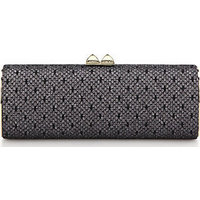 Jimmy Choo Dotted Lace Rectangular Clutch photo