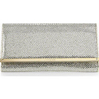 Jimmy Choo Maia Sparkle Fabric Clutch photo