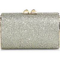 Jimmy Choo Minicharm Glitter Box Clutch photo